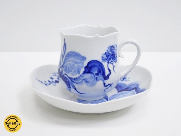 マイセン Meissen ブルーオーキッド Blue orchid カップ&ソーサー C&S B ●