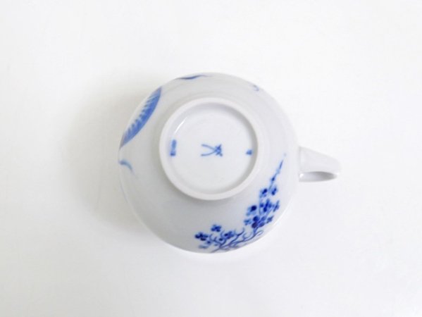 マイセン Meissen ブルーオーキッド Blue orchid カップ&ソーサー C&S B ●