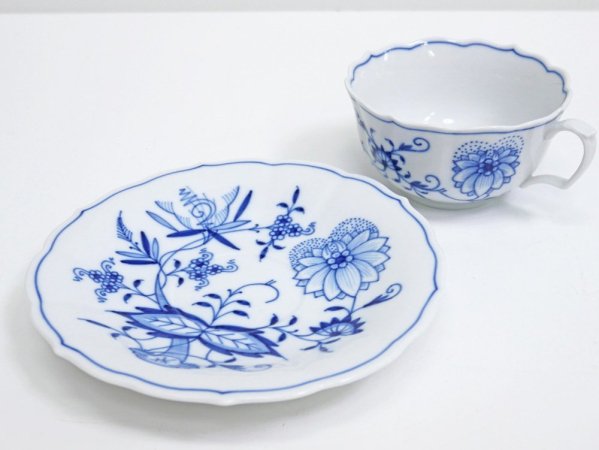 マイセン Meissen ブルーオニオン Blue Onion カップ&ソーサー C&S A ●