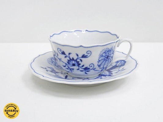 マイセン Meissen ブルーオニオン Blue Onion カップ&ソーサー C&S B ●