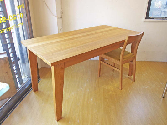 北欧スタイル オーク材 Oak ダイニングテーブル Dining Table 幅150ｃｍ 廃番品 ★