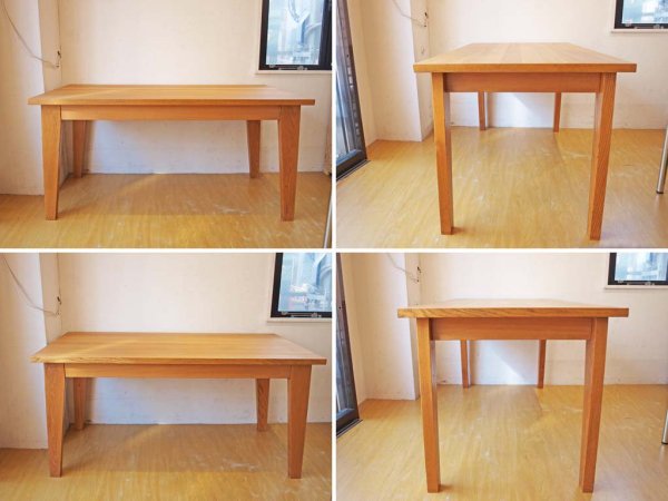 北欧スタイル オーク材 Oak ダイニングテーブル Dining Table 幅150ｃｍ 廃番品 ★