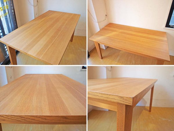 北欧スタイル オーク材 Oak ダイニングテーブル Dining Table 幅150ｃｍ 廃番品 ★