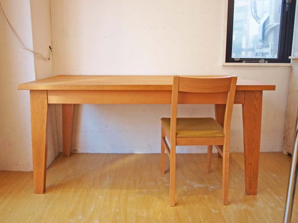 北欧スタイル オーク材 Oak ダイニングテーブル Dining Table 幅150ｃｍ 廃番品 ★