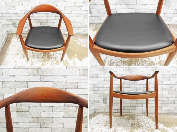 ヨハネスハンセン JOHANNES HANSEN ザ・チェア The Chair JH503 チーク材 ビンテージ ウェグナー JH焼印 美品 ●