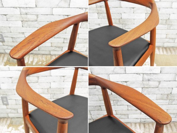 ヨハネスハンセン JOHANNES HANSEN ザ・チェア The Chair JH503 チーク材 ビンテージ ウェグナー JH焼印 美品 ●