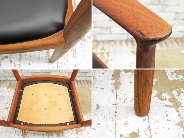 ヨハネスハンセン JOHANNES HANSEN ザ・チェア The Chair JH503 チーク材 ビンテージ ウェグナー JH焼印 美品 ●