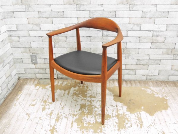 ヨハネスハンセン JOHANNES HANSEN ザ・チェア The Chair JH503 チーク材 ビンテージ ウェグナー JH焼印 美品 ●