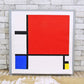 ピエト・モンドリアン Piet Mondrian コンポジション ビンテージ シルクスクリーン フランス製 ●