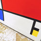 ピエト・モンドリアン Piet Mondrian コンポジション ビンテージ シルクスクリーン フランス製 ●