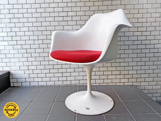 ノル Knoll チューリップチェア アーム エーロ・サーリネン Eero Saarinen ノール スペースエイジ ビンテージ ミッドセンチュリー Ａ ■