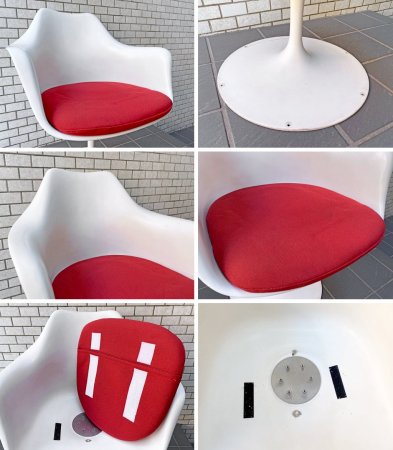 ノル Knoll チューリップチェア アーム エーロ・サーリネン Eero Saarinen ノール スペースエイジ ビンテージ ミッドセンチュリー Ｂ ■