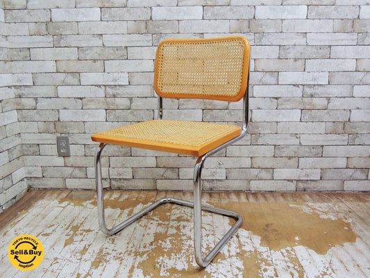 スティールライン SteelLine マルセル・ブロイヤー Marcel L Breuer チェスカチェア CescaChair バウハウス ラタン A ●