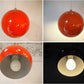 デンマークビンデージ danish vintage ボールペンダントライト ball pendant light パントンスタイル スペースエイジ オレンジ ミッドセンチュリー ビンテージ ★