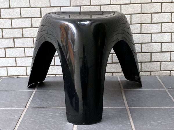 ハビタ habitat エレファントスツール Elephant Stool 柳宗理 希少 FRP ブラック ■