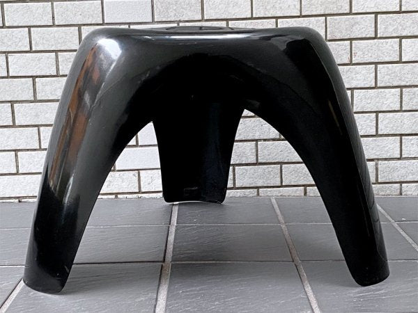 ハビタ habitat エレファントスツール Elephant Stool 柳宗理 希少 FRP ブラック ■