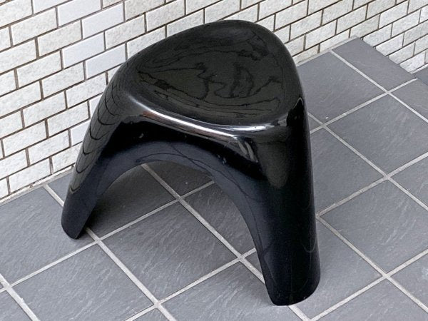 ハビタ habitat エレファントスツール Elephant Stool 柳宗理 希少 FRP ブラック ■