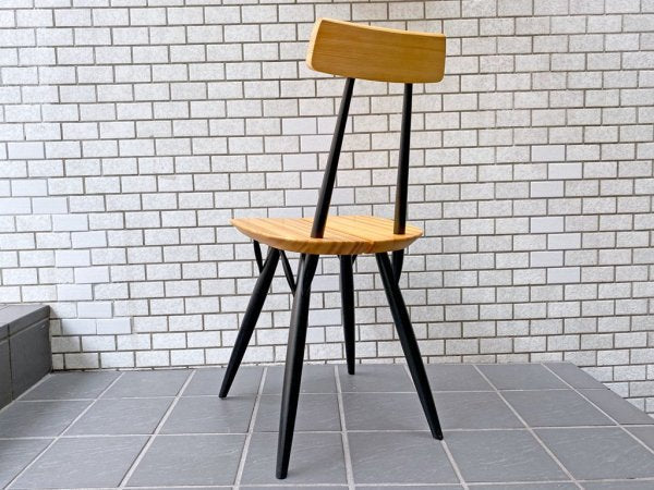 アルテック Artek ピルッカ チェア pirkka chair ハニー × ブラック パイン材 バーチ材 イルマリ・タピオヴァーラ SCOPE別注 美品 ■