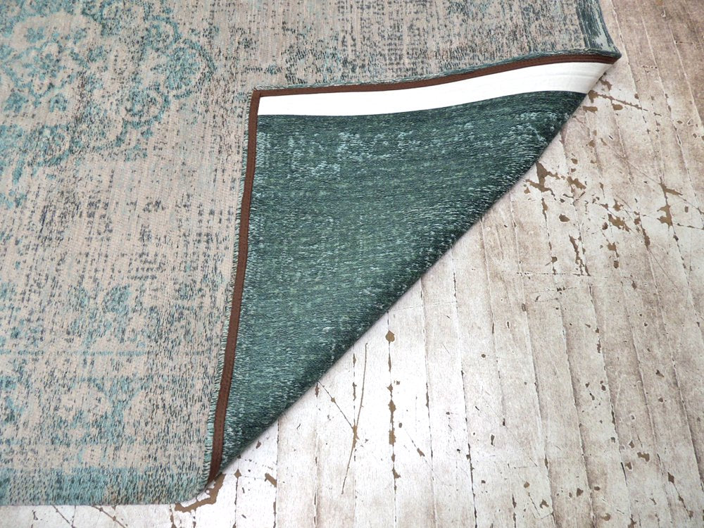ルイデポーター Louis De Poortere ベルギーラグ ジェイドオイスター Jade Oyster ビンテージスタイル メダリオン 絨毯 カーペット 140×200 ●