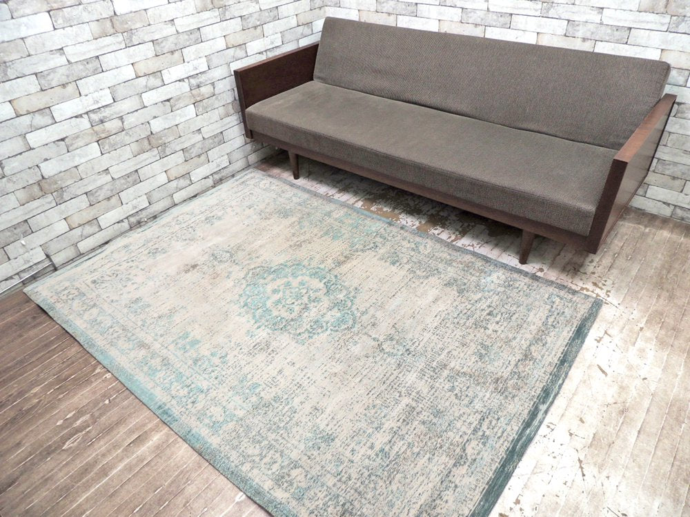 ルイデポーター Louis De Poortere ベルギーラグ ジェイドオイスター Jade Oyster ビンテージスタイル メダリオン 絨毯 カーペット 140×200 ●