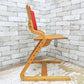 フォルミオ FORMIO デスクチェア KF-02 背クッション付 レッド GKデザイン 学習椅子 ●