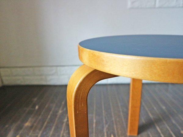 アルテック artek スツール60 STOOL60 アアルトスツール スコープ別注 スモーキーブルー ハニーステイン アルヴァ アアルト ◎