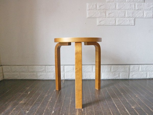 アルテック artek スツール60 STOOL60 アアルトスツール スコープ別注 レッド ハニーステイン アルヴァ アアルト ◎