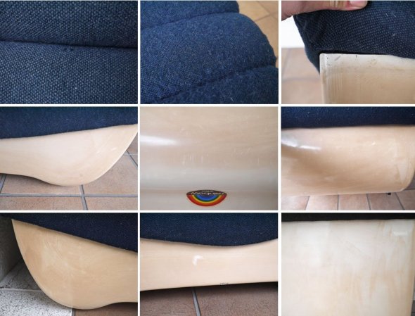 アルフレックス arflex レインボーチェア Rainbow Chair ラウンジチェア ソファ スペースエイジ ミッドセンチュリー イタリアモダン 70's ビンテージ 希少 廃番モデル ◇