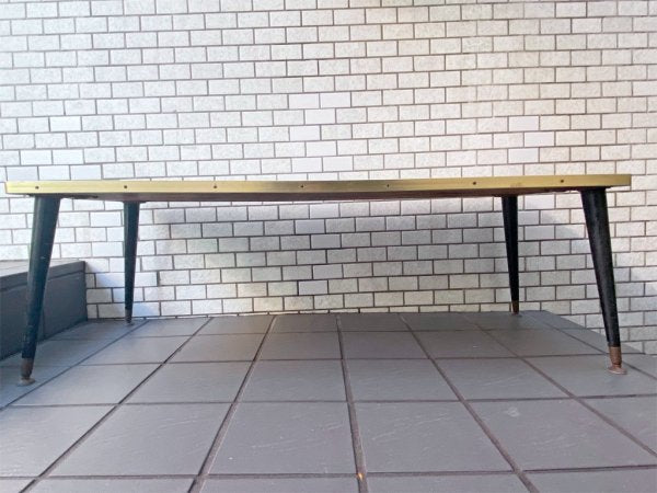 USビンテージ タイルトップ天板 リビングテーブル コーヒーテーブル 米国 アメリカ ミッドセンチュリー ■