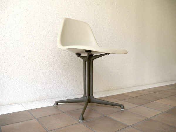 ハーマンミラー HermanMiller 希少 60-70's ビンテージ A.ジラード × C&R.イームズ ラフォンダベース サイドシェルチェア Lafonda '61 FRP製 名作 ◇