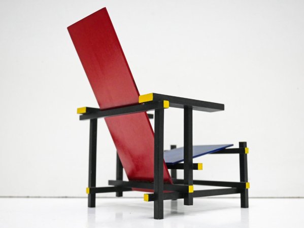 ヴィトラ デザイン ミュージアム Vitra Design Museum レッドアンドブルー Red & Blue chair 1/6サイズ ヘーリット・トーマス・リートフェルト ●