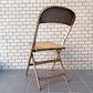 クラリン CLARIN フォールディングチェア Folding chair 板座 50'S ビンテージ 折り畳みチェア ウッドシート 米国 A ■