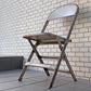 クラリン CLARIN フォールディングチェア Folding chair 板座 50'S ビンテージ 折り畳みチェア ウッドシート 米国 A ■