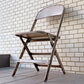 クラリン CLARIN フォールディングチェア Folding chair 板座 50'S ビンテージ 折り畳みチェア ウッドシート 米国 B ■