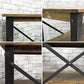 インダストリアルデザイン オープンシェルフ 4段 古材 ディスプレイラック 店鋪什器 ●