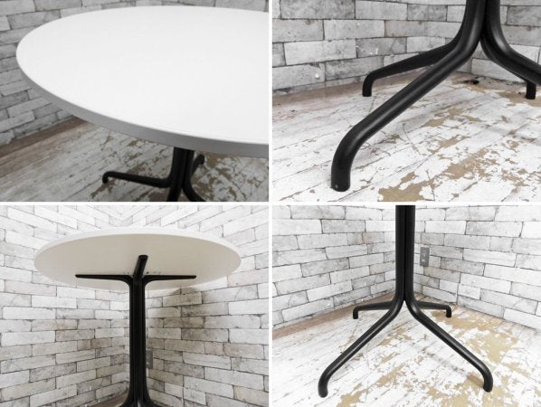 ヴィトラ vitra ベルヴィル ラウンドテーブル Belleville Round Table インドア用 メラミンホワイト天板 ロナン&エルワン・ブルレック ●