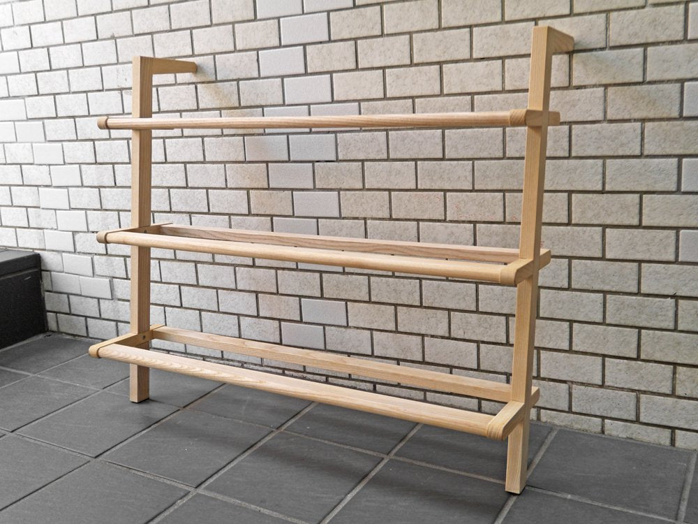 サイドバイサイド SIDE by SIDE ガストン Gaston シューズラック Shoe Rack アッシュ材 無垢材 SCOPE取扱い ドイツ ■