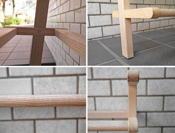 サイドバイサイド SIDE by SIDE ガストン Gaston シューズラック Shoe Rack アッシュ材 無垢材 SCOPE取扱い ドイツ ■