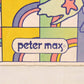 ピーター ・ マックス Peter Max “ MAN MUST MOON - APOLLO 11 1969 ” RITON製 フレーム付き ポスター ●