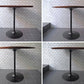 グラフ graf プランクトンテーブル Plankton table ダイニングテーブル カフェテーブル チーク材天板 スチール脚 ■
