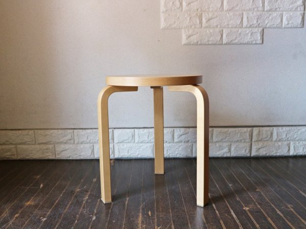 アルテック Artek スツール60 Stool60 バーチ材 80周年記念モデル アルヴァ・アアルト 北欧家具 ◎