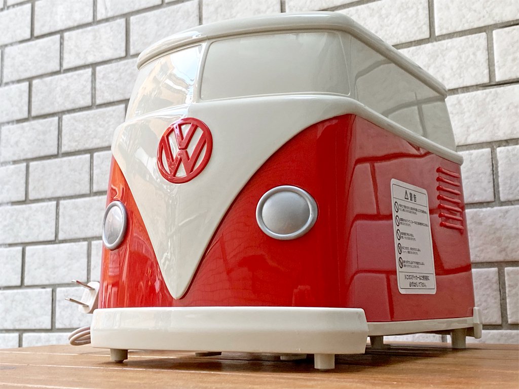 フォルクスワーゲン Volkswagen ワーゲンバス トースター 赤 非売品 希少アイテム 箱付 未使用保管品 ■