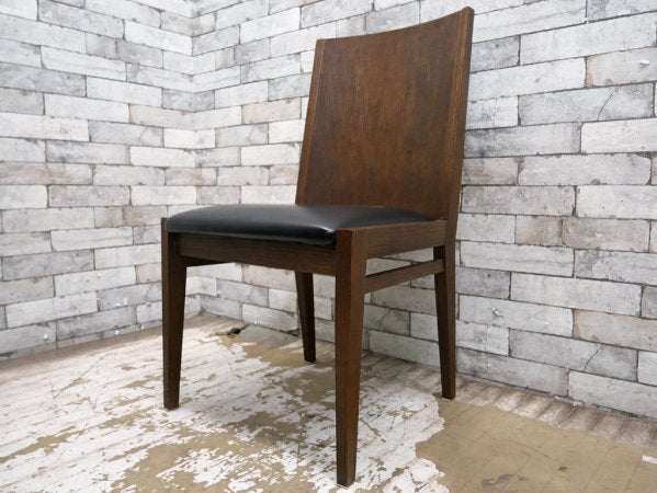 オーダー家具 オーク無垢材 ダイニングチェア クロス模様 ●