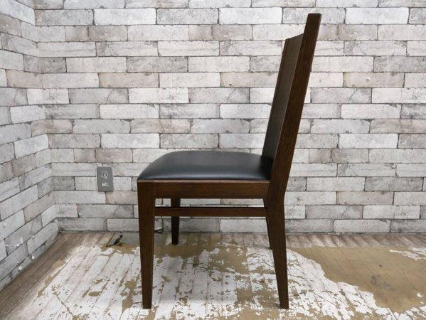 オーダー家具 オーク無垢材 ダイニングチェア クロス模様 ●