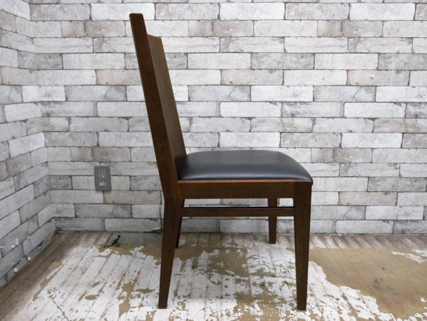 オーダー家具 オーク無垢材 ダイニングチェア クロス模様 ●