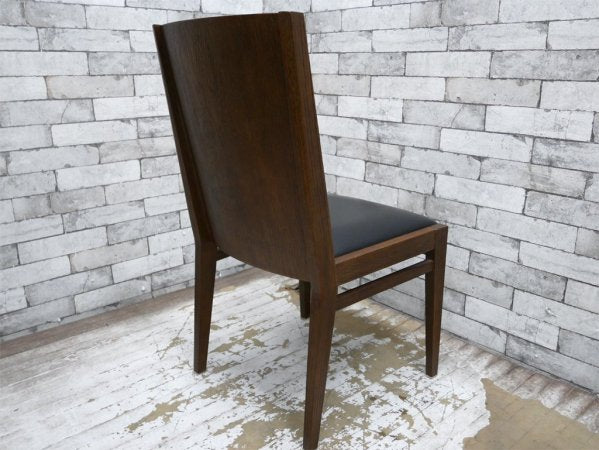 オーダー家具 オーク無垢材 ダイニングチェア クロス模様 ●