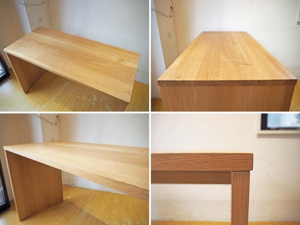 無印良品 MUJI オーク 無垢材 デスク テーブル Desk table コノ字家具 ナチュラル ★