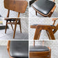 関家具 コンフィ COMFY プラモ Plamo ダイニングチェア スタッキング PVCレザー 北欧ビンテージスタイル B ■