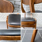 関家具 コンフィ COMFY プラモ Plamo ダイニングチェア スタッキング PVCレザー 北欧ビンテージスタイル A ■