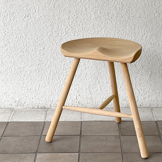 ワーナー Werner シューメーカーチェア Shoemaker Chair NO.49 スツール ビーチ材 ラーズ・ワーナー デンマーク 北欧家具◇